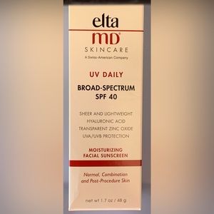 EltaMD UV Daily Broad-Spectrum SPF 40. NEW! In box, never used.